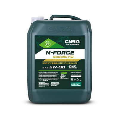 МАСЛО МОТОРНОЕ C.N.R.G. N-Force Special FO 5W30 Синтетика SN/CL 20л