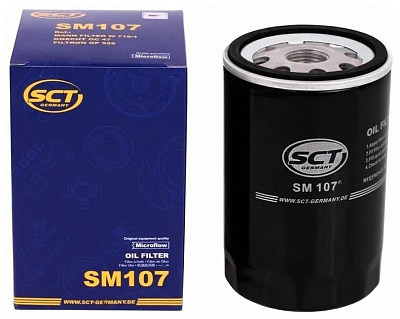 Фильтр масляный SCT-SM 107 Audi Seat VW Golf