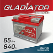 Аккумулятор GLADIATOR Energy 65Ач 640А 12V Размер 242*175*190