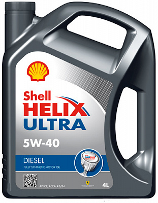 Масло моторное Shell Helix Ultra Diesel 5W40, 4л